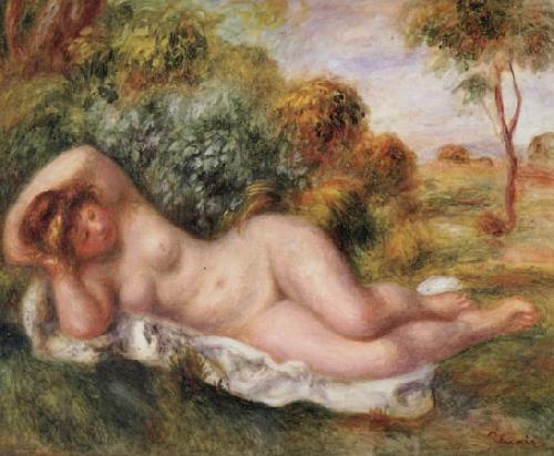 Pierre Renoir Reclining Nude(The Baker) Sweden oil painting art